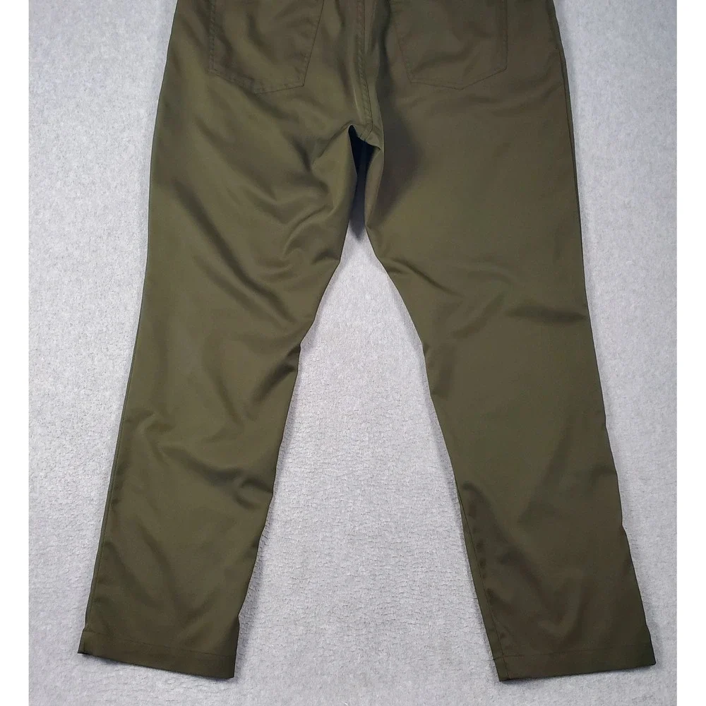 Polo Ralph Lauren Pants Mens 40X32 Olive Green Performance 5-Pocket Golf Casual